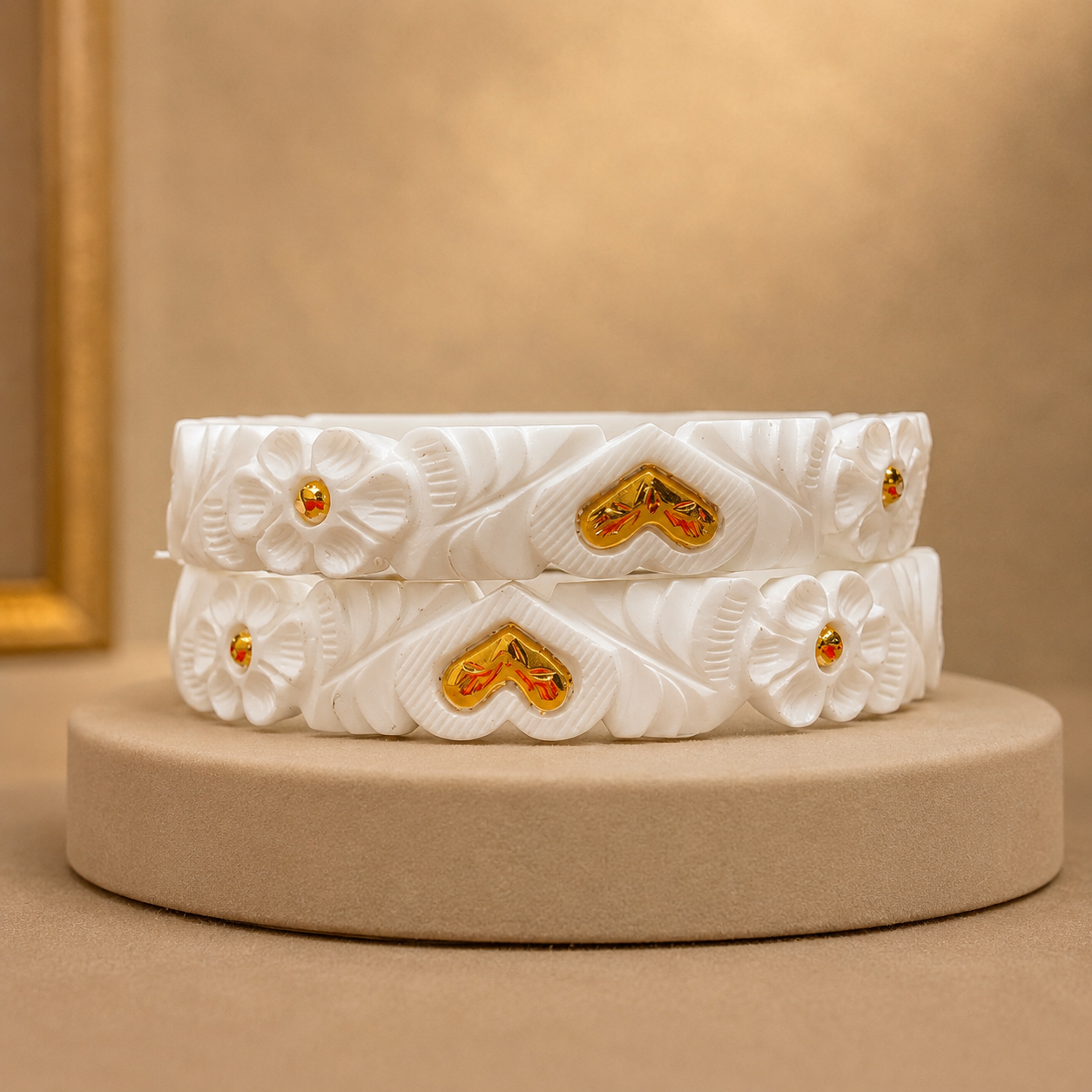 Premium Gold Floral Shakha