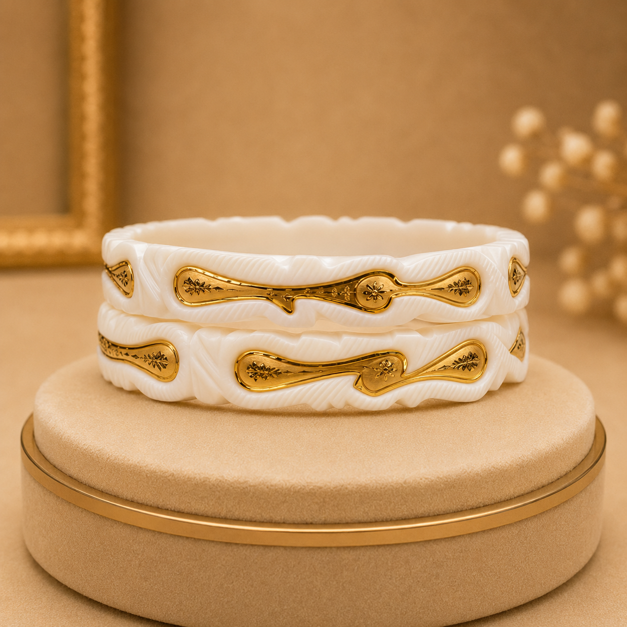 Premium Gold Floral Shakha