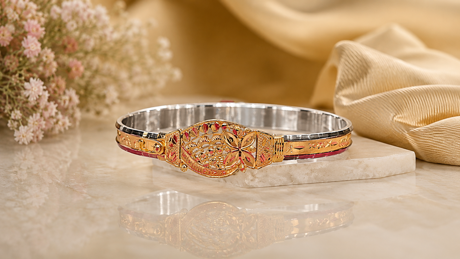 Gold bangle