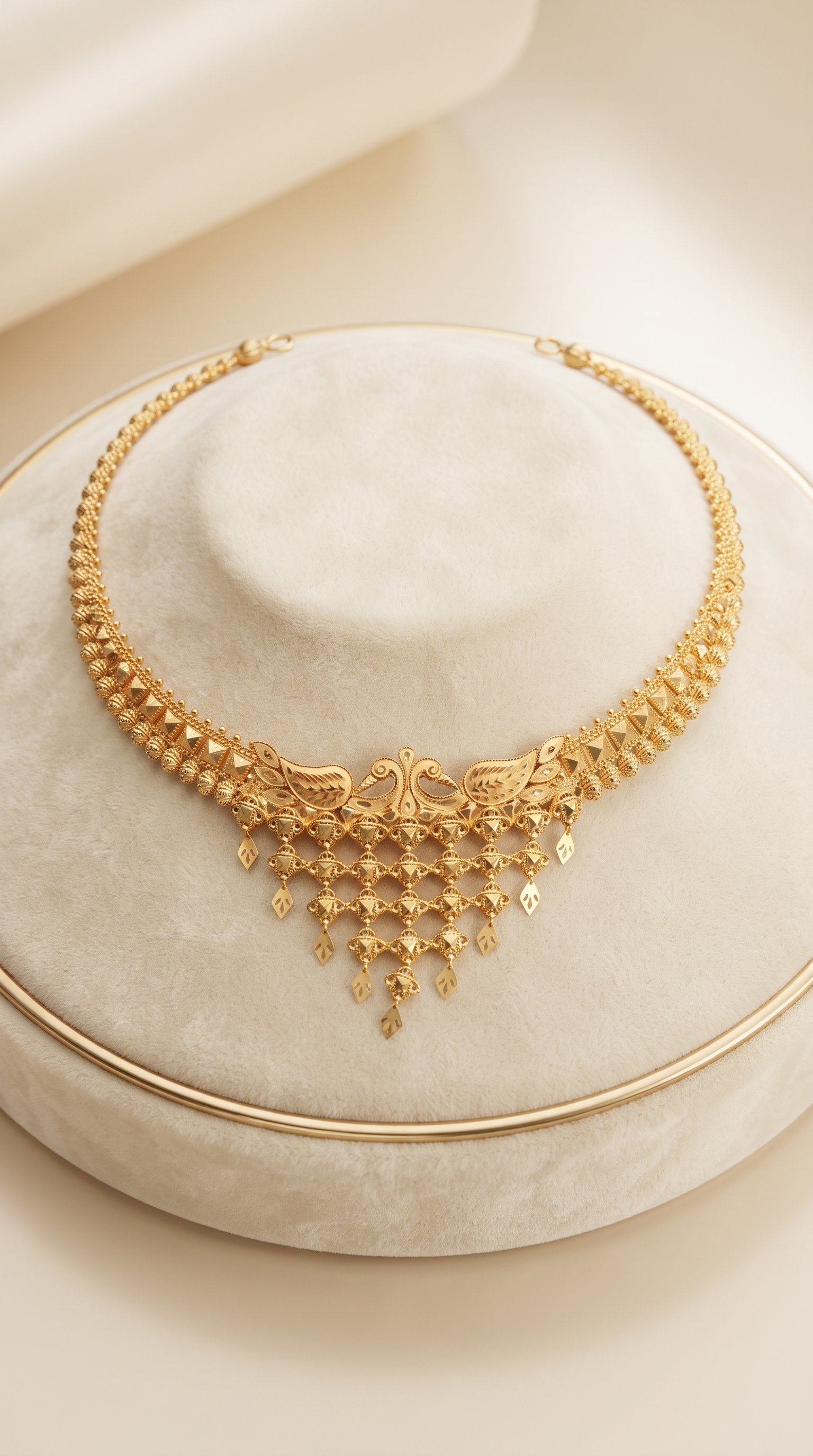 22K Gold Designer Choker